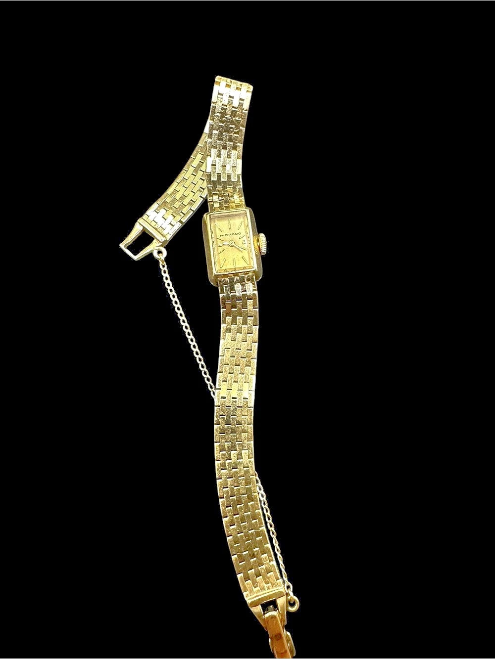 Movado 14K solid Gold Watch AndBand